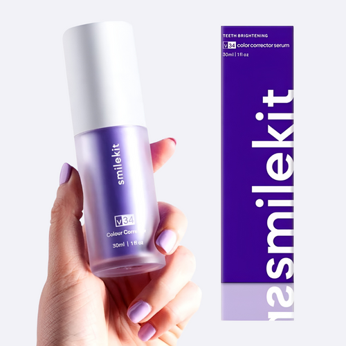 SmileKit V34 - Dentifrice Violet Blanchissant (30ml)